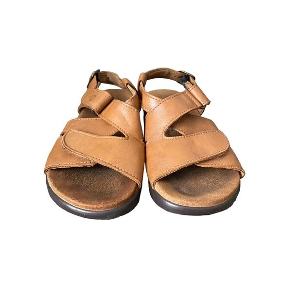 SAS Tripad Comfort Brown Leather Slingback Buckle Sandals Women’s Size US 5 M - Picture 2 of 9